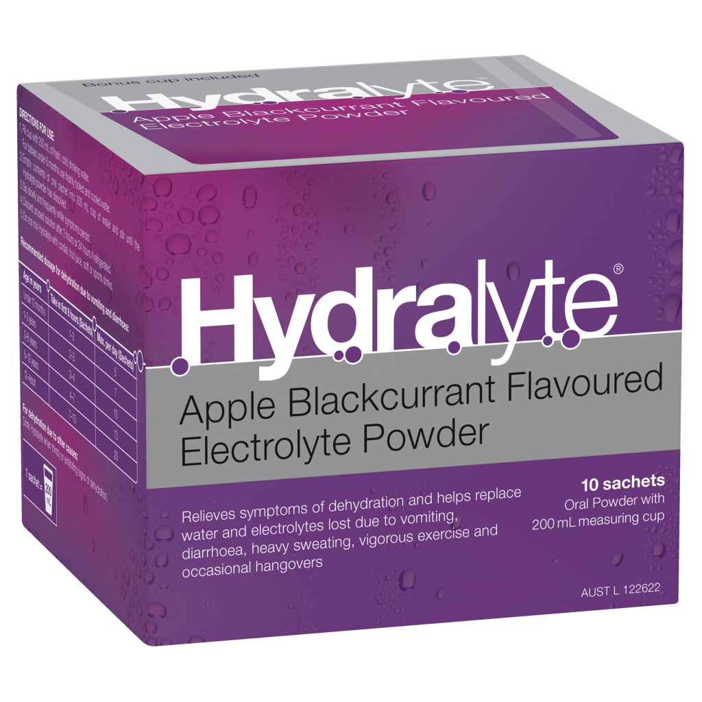 Electrolyte Powder – Be prepared, feel better sooner | Hydralyte