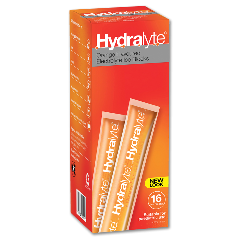 Electrolyte Ice Blocks Be prepared, feel better sooner Hydralyte