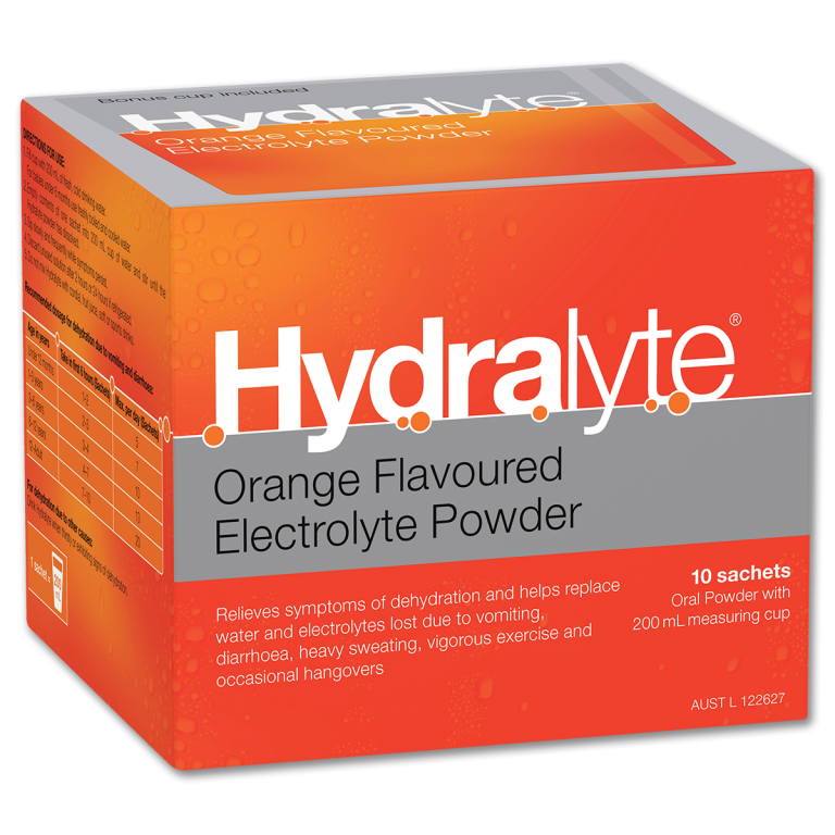Electrolyte Powder Be prepared, feel better sooner Hydralyte